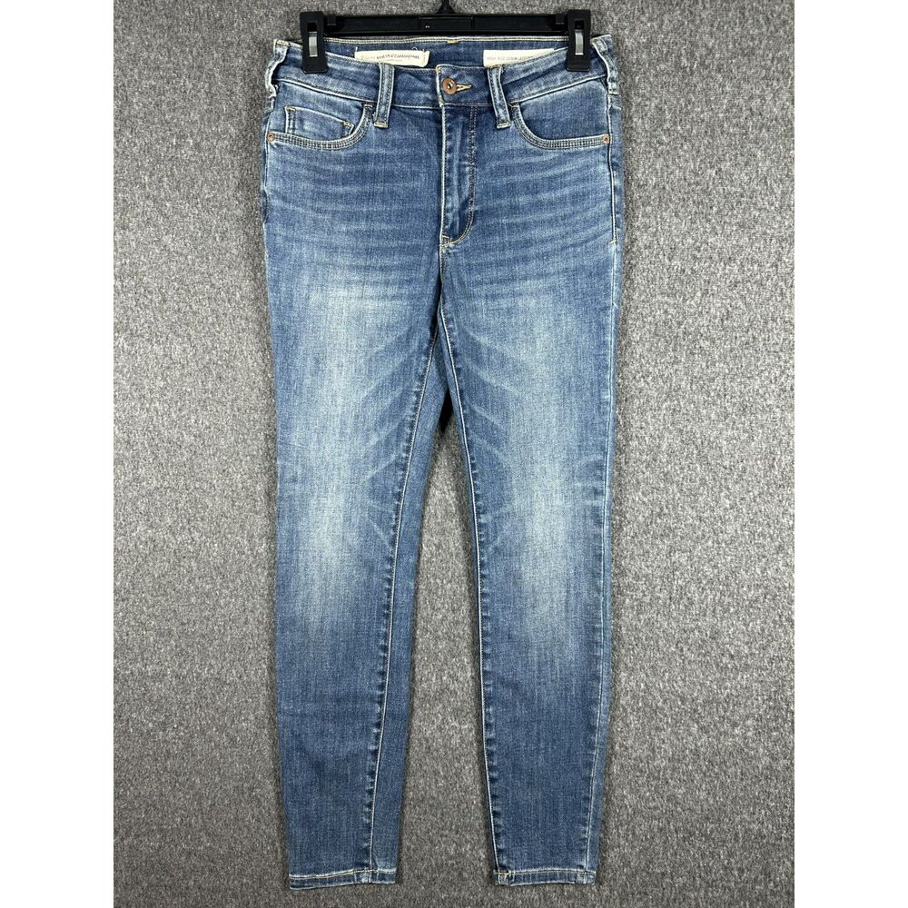 NWT Anthropologie Pilcro High-Rise Denim Legging Jeans Medium Wash Size 27